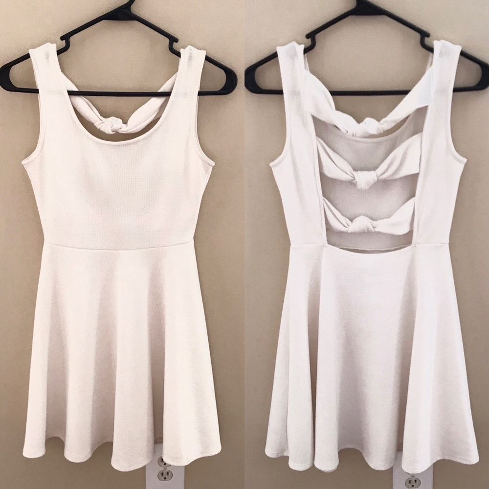 3 for $25 Sage white mini dress